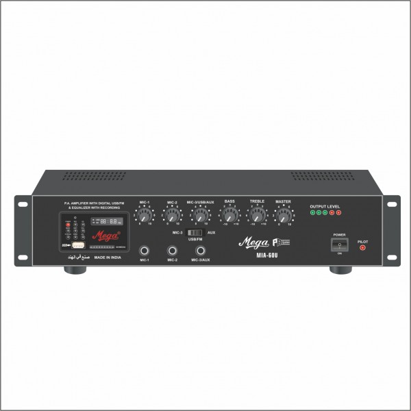 MIA 60U P.A Medium Power Mixer Amplifier